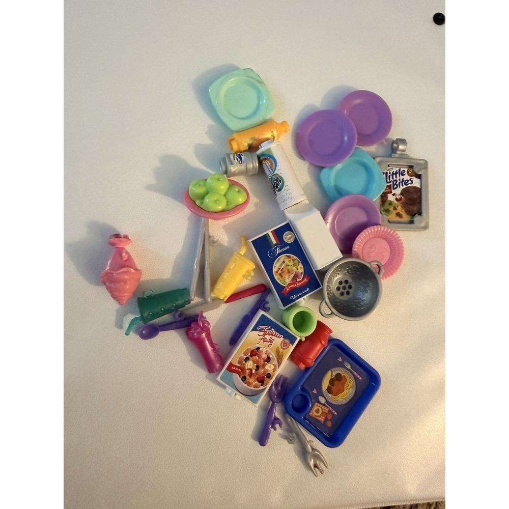 Mattel Barbie Dream House 2015 Replacement Accessories Kitchen Lot
